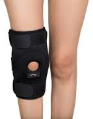

Microsidd Premium Neoprene Hinged Knee Support Knee Support (, Black