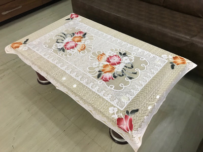 Style your home Floral 4 Seater Table Cover(Multicolor, Polyester)