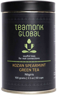 

Teamonk Global Kozan Nilgiris Spearmint Green Tea(100 g, Tin)