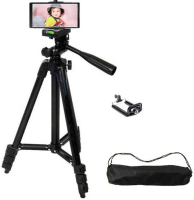 

Lizzie Tripod 3120 Tripod(Black, Supports Up to 1500 g)
