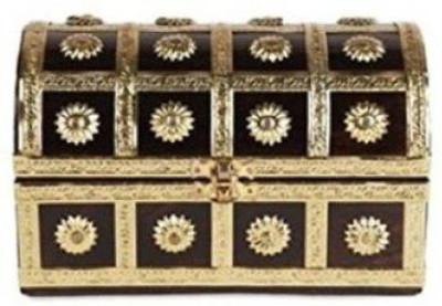 

CRUZ INTERNATIONAL Bea'utiful Makeup and Jewellery Vanity Box(Brown, Gold)