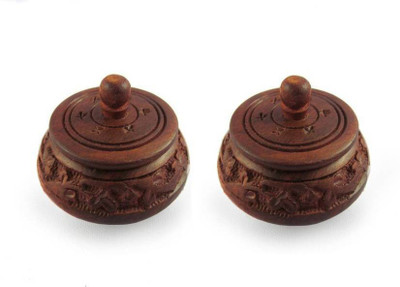 

Dizardo Kraft shingaar Jewellery Vanity Box (Brown) Sindor box Vanity Box(Brown)