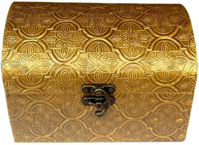 

CRUZ INTERNATIONAL Bea'utiful Makeup and Jewellery Vanity Box(Gold)