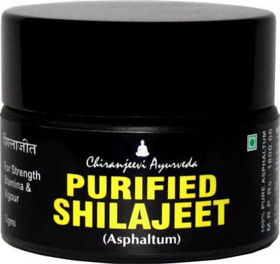 

Chiranjeevi Ayurveda Shilajeet Resin - Premium Grade(15 g)