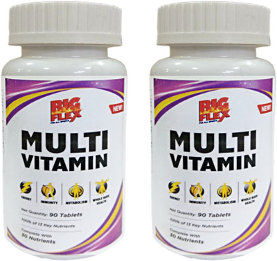 

Bigflex Multivitamin 90 tablets in each jar (Pack of 2)(90 No)