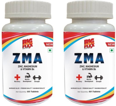 

Bigflex ZMA - 60 Tablets in Each Jar (Pack of 2)(60 No)