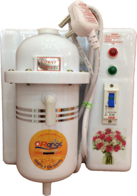 

Orange 1 L Instant Water Geyser(White, Portable Geyser with MCB Instant Water Heater (White))