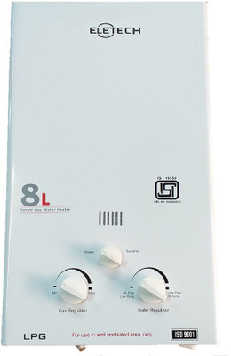 

ELETECH 8 L Gas Water Geyser(White, ANG4)
