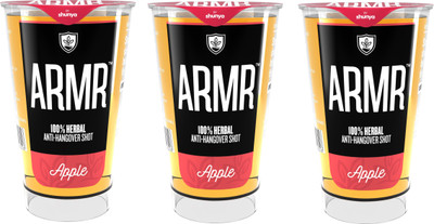 

ARMR 100% Anti Hangover Shot - Apple Flavor 60 ml(Pack of 3, Box)