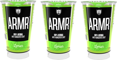 

ARMR 100% Anti Hangover Shot - Lemon Flavor 60 ml(Pack of 3, Box)
