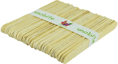 

Unobite 100 Piece Natural Wooden Ice Cream Stikcs for Art & Crafts, DIY Crafts, School Projects and other Craft works