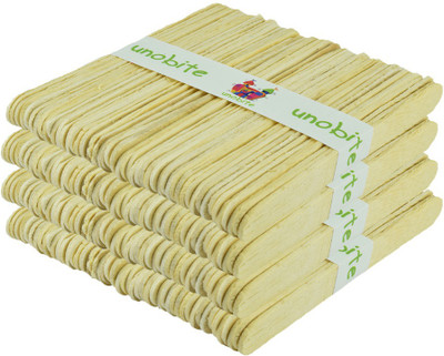 

Unobite 400 Piece Natural Wooden Ice Cream Stikcs for Art & Crafts, DIY Crafts, School Projects and other Craft works