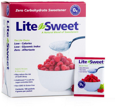 

Xlear Inc LITE&SWEET Xylitol and Erythritol Sweetener-4gm Sachets(100CT)_3Pack Sweetener(300 Sachet, Pack of 3)