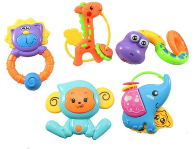 

Krivan 5 Pcs Lov Rattle(Multicolor)