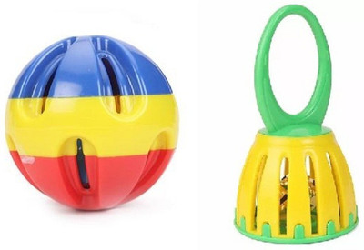 

Nabhya Set of 2 Pcs with Various Exciting Toys for New Borns & Infants Rattle Rattle_8 Rattle(Multicolor)