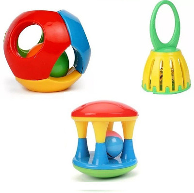 

Nabhya Set of 3 Pcs with Various Exciting Toys for New Borns & Infants Rattle Rattle_11 Rattle(Multicolor)