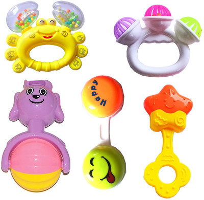 

Saisan Set of 5 Pcs R Rattle(Multicolor)