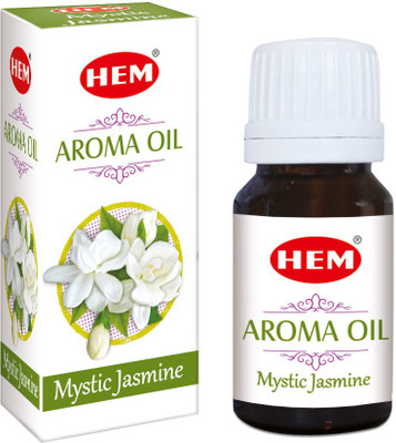 

HEM Scented Jasmine Aroma Oil 10ml bottle (2.8 cm x 2.8 cm x 6.5 cm, White)(10 ml)