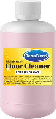

TetraClean Disinfectant Advanced Floor Cleaner, Bathroom Cleaner and Floor Stain Remover with Air Freshening Formula of Fragrance Rose(1000 ml)