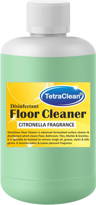 

TetraClean Disinfectant Advanced Floor Cleaner, Bathroom Cleaner and Floor Stain Remover with Air Freshening Formula of Fragrance Citronella(1000 ml)