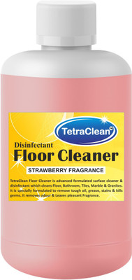 

TetraClean Disinfectant Advanced Floor Cleaner, Bathroom Cleaner and Floor Stain Remover with Air Freshening Formula of Fragrance Strawberry(1000 ml)