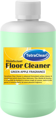 

TetraClean Disinfectant Advanced Floor Cleaner, Bathroom Cleaner and Floor Stain Remover with Air Freshening Formula of Fragrance Green Apple(1000 ml)