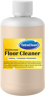 

TetraClean Disinfectant Advanced Floor Cleaner, Bathroom Cleaner and Floor Stain Remover with Air Freshening Formula of Fragrance Sandal(1000 ml)