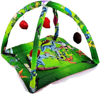 

Royal Krishna Cotton Bedding Set(Green)