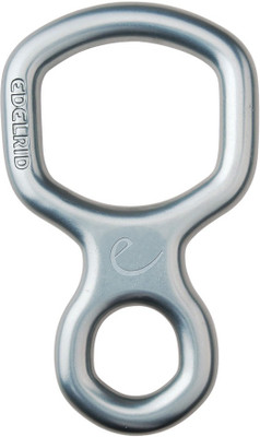 

Edelrid Bud Descender - Slate Figure Eight Belaying Device(Silver)