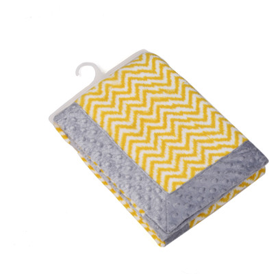 

Miss & Chief Geometric  Crib Baby Blanket(Microfiber, Multicolor