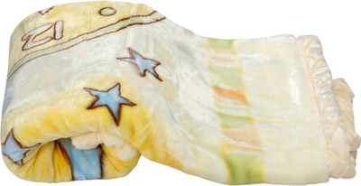 

MeeMee Printed  Crib Baby Blanket(Cotton, Yellow
