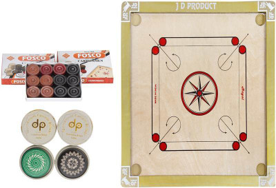 

jd sports PRIMIUM GOLDEN 26 inch Carrom Board(Gold)