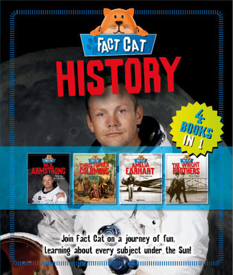 Fact Cat- History bind-up (Amelia Earhart, Christopher Columbus, Neil Armstrong & The Wright Brothers)(English, Paperback, Bingham Jane)