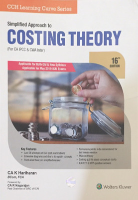 Simplified Approach To Costing Theory For Ca Ipcc & Cwa Inter (Applicable For Both Old & New Syllabus ) For May 2019 Exams(English, Paperback, Ca K Hariharan, Ca R Nagarajan)