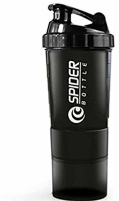 Indian Blu 500 ml Plastic Shaker(Pack of 1, Black)