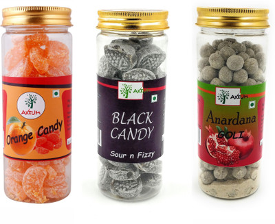 

axium axs192 Orange Candy, Black Candy, Anardana Goli Candy(Pack of 3)