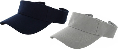 ZACHARIAS Solid Visor Cap Cap(Pack of 2)