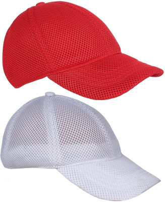 ZACHARIAS Solid Sports/Regular Cap Cap(Pack of 2)