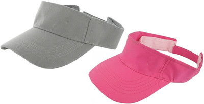 ZACHARIAS Solid Visor Cap Cap(Pack of 2)
