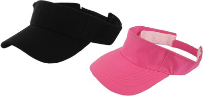 ZACHARIAS Solid Visor Cap Cap(Pack of 2)