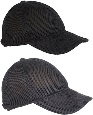 ZACHARIAS Solid Sports/Regular Cap Cap(Pack of 2)
