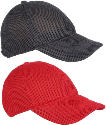ZACHARIAS Solid Sports/Regular Cap Cap(Pack of 2)