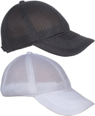 ZACHARIAS Solid Sports/Regular Cap Cap(Pack of 2)