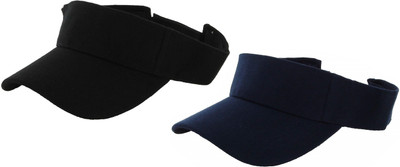 ZACHARIAS Solid Visor Cap Cap(Pack of 2)