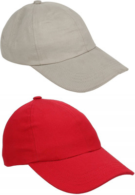 ZACHARIAS Solid Sports/Regular Cap Cap(Pack of 2)