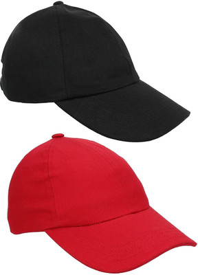 ZACHARIAS Solid Sports/Regular Cap Cap(Pack of 2)