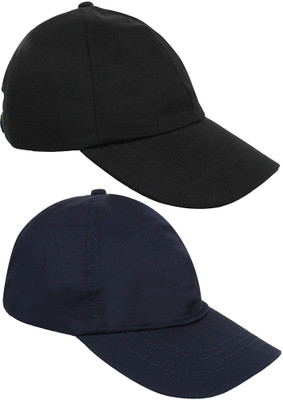ZACHARIAS Solid Sports/Regular Cap Cap(Pack of 2)