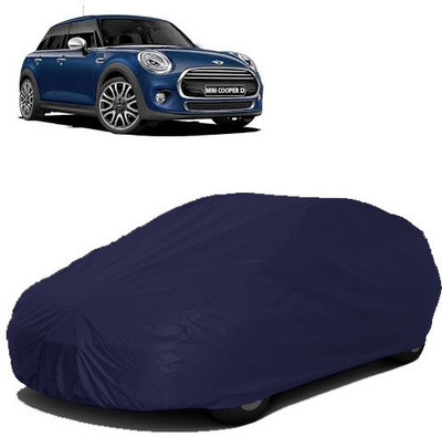RAIN SPOOF Car Cover For Mini Universal For Car (Without Mirror Pockets)(Blue)