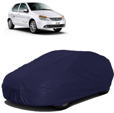 RAIN SPOOF Car Cover For Tata Indica eV2 (Without Mirror Pockets)(Blue)