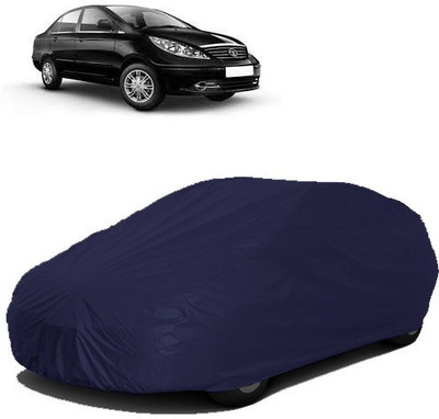 Kuchipudi Car Cover For Tata Manza (Without Mirror Pockets)(Blue)